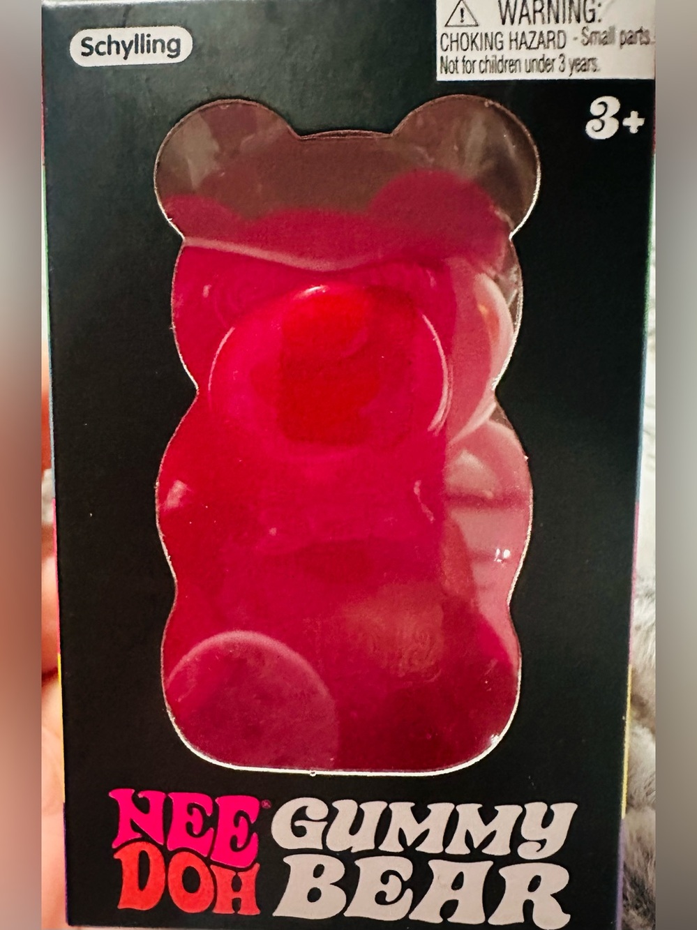 Schylling Nee Doh Gummy Bear - Bright Pink
